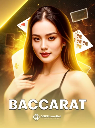 หน้าปกโต๊ะเดิมพันสด ONE Baccarat ในหมวดคาสิโน